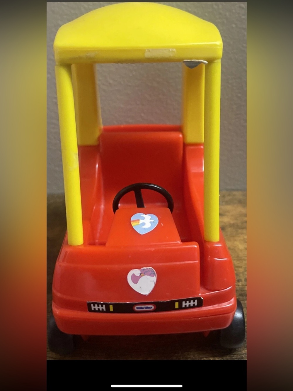 Little Tikes Red and Yellow Cozy Coupe Style Ride-On Car for Kids